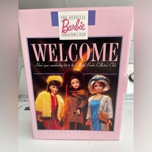Vintage The Official Barbie Collector's Club Welcome Kit Second Edition 1997